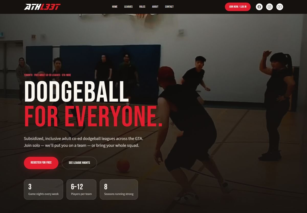 ATHL33T homepage